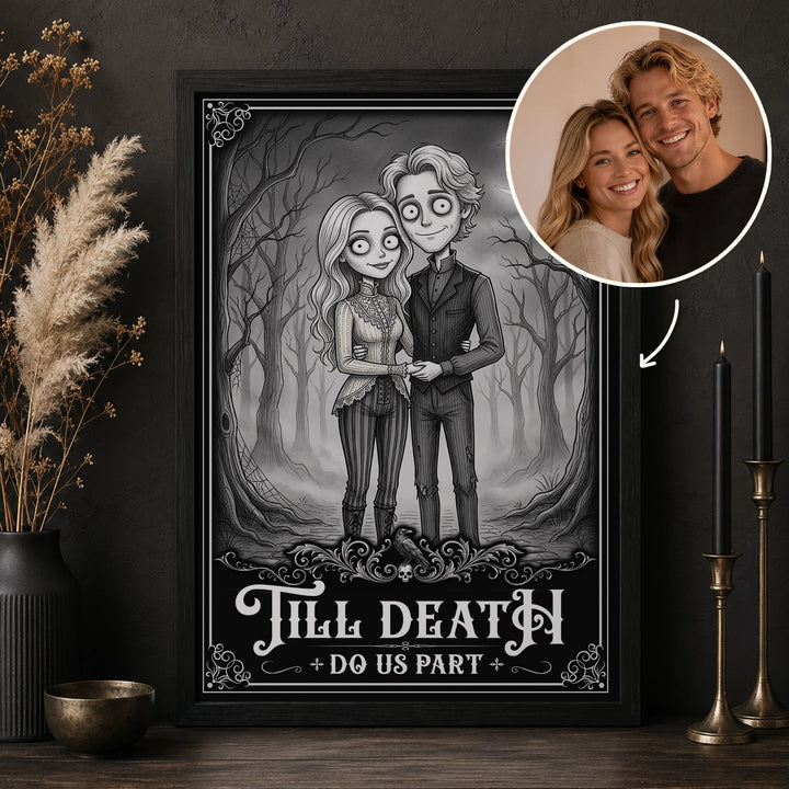 Personalized Poster "Halloween Couple"