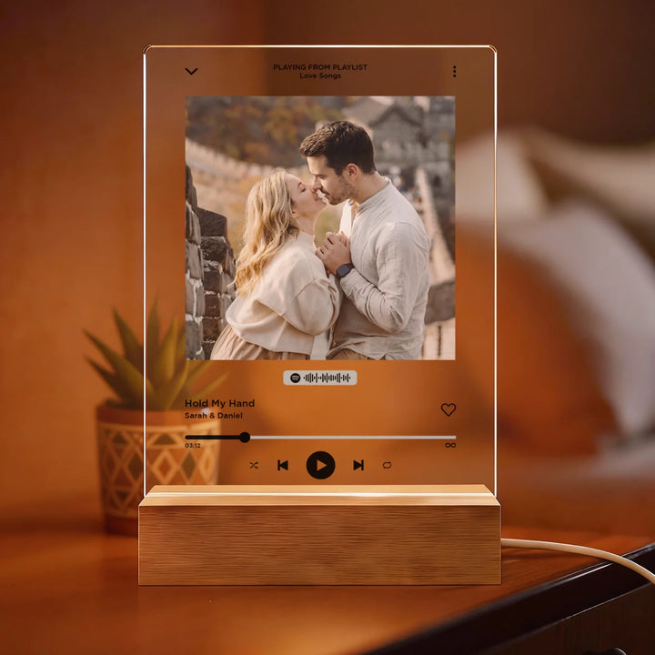 Personalized Acrylic Light "Favorite Song" | Night Light, Decorative Light, Glowlight
