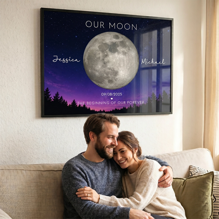 Personalized Poster "Our Moon"