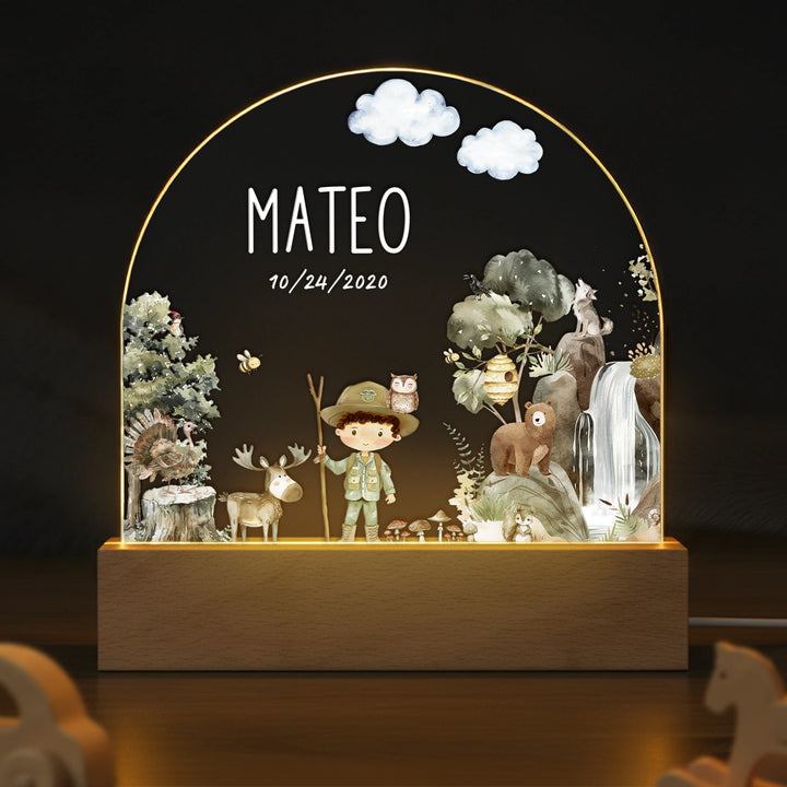 Personalized Nightlight "Wilderness"