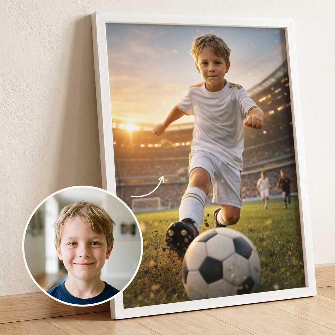 Personalized Poster "Football Boy"