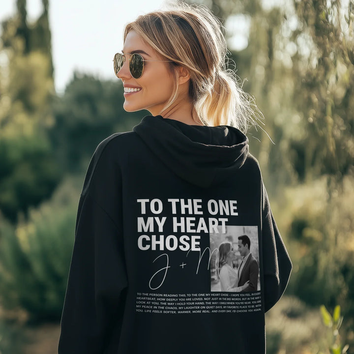 Personalized Hoodie "Heart Chosen"