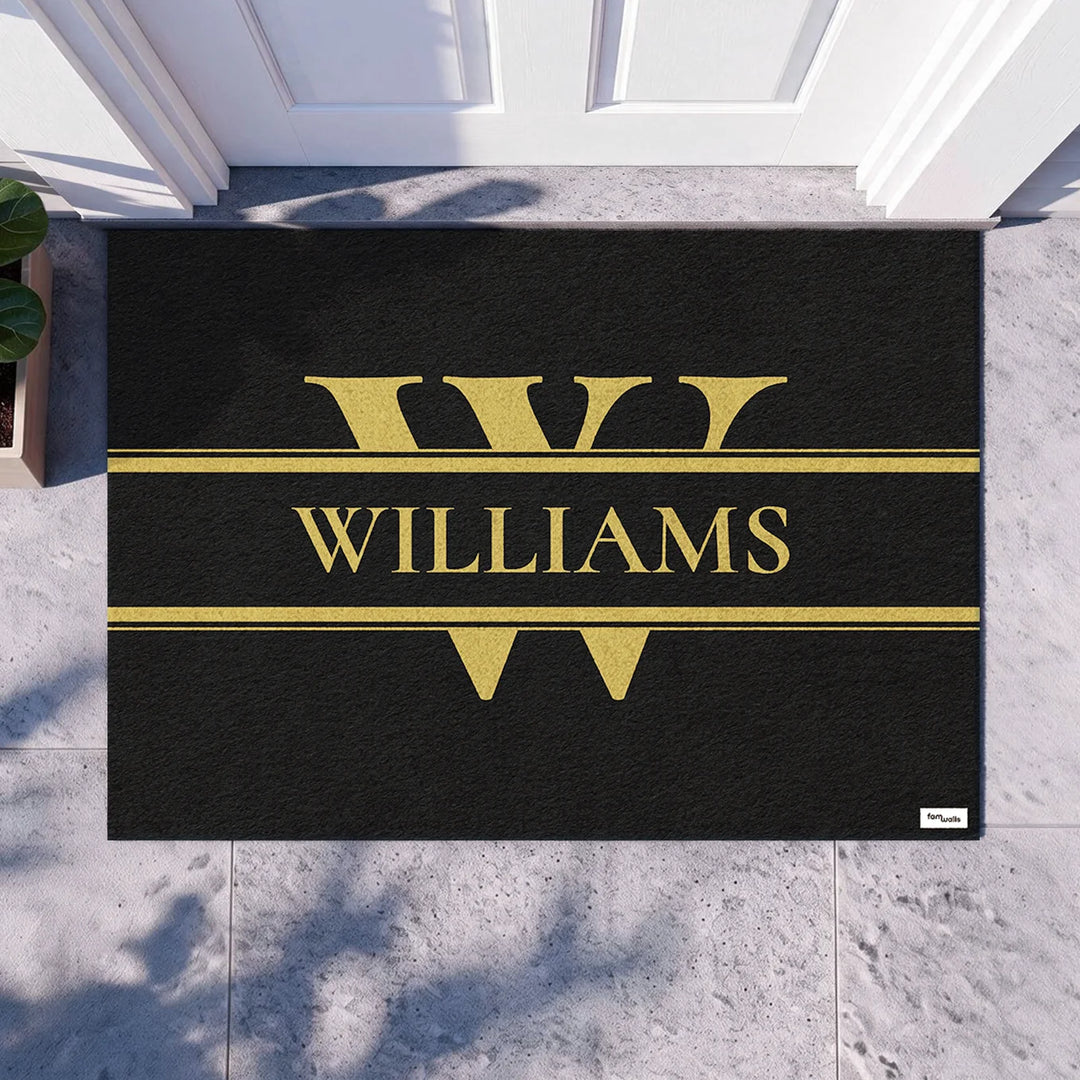 Personalized Doormat "Initial"