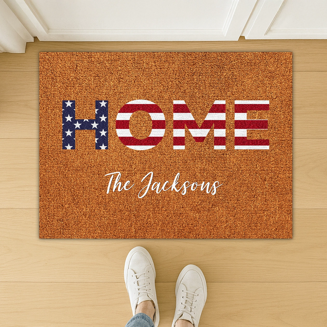 Personalized Doormat “HOME”