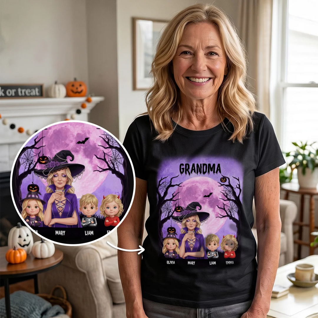 Personalized T-Shirt "Grandma Witch"