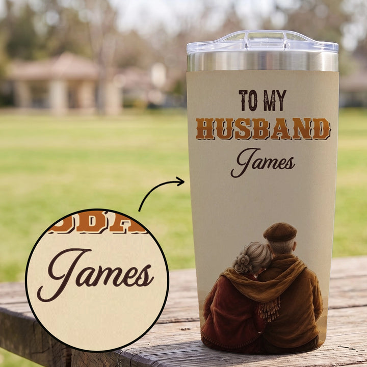 Personalized Tumbler "To My Husband"