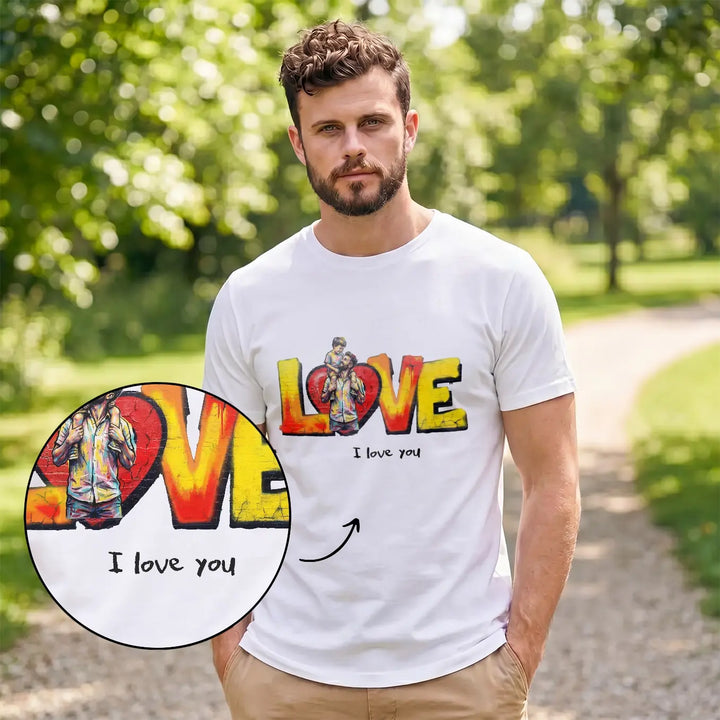 Personalized T Shirt "Love Dad"
