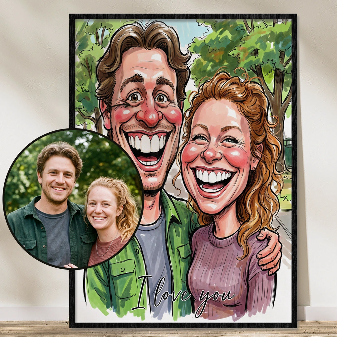 Personalized Poster "Couple Sketch"