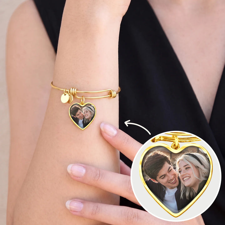 Personalized Bracelet "Photo Heart"