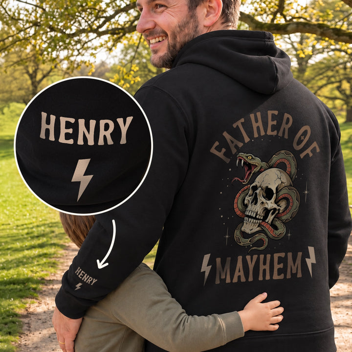 Personalized Hoodie "Father of Mayhem"