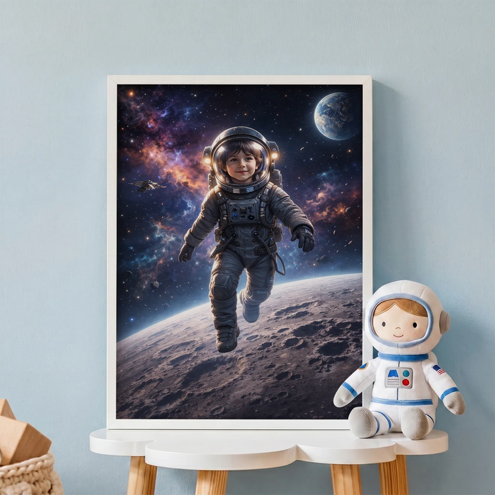Personalized Kids Poster "Astronaut"