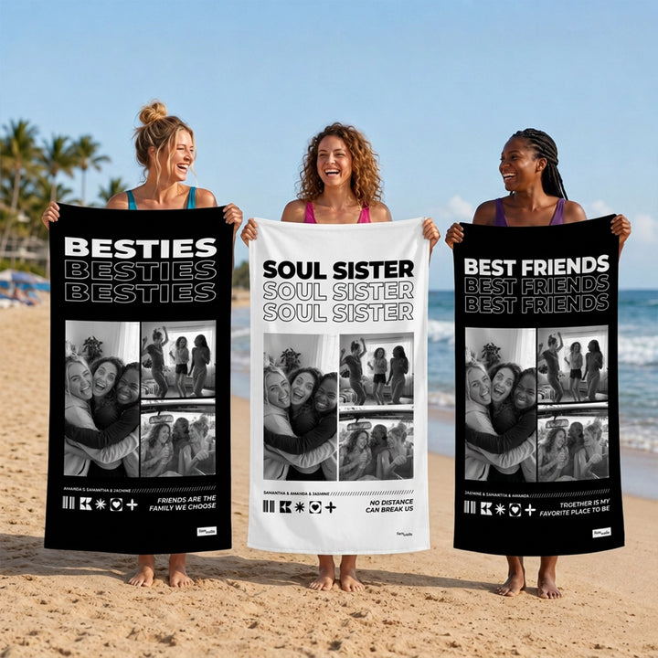 Personalized Towel "Besties"