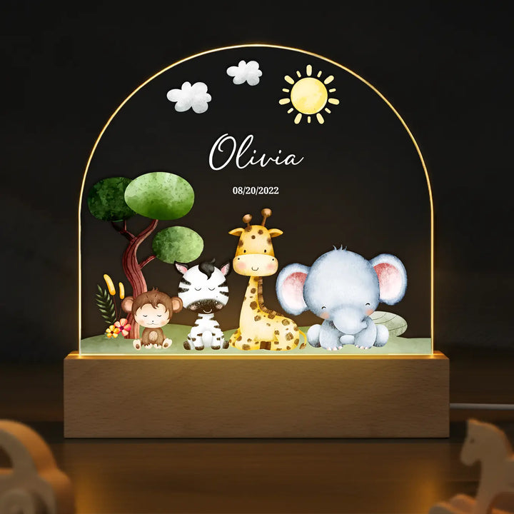Personalized Nightlight "Safari"