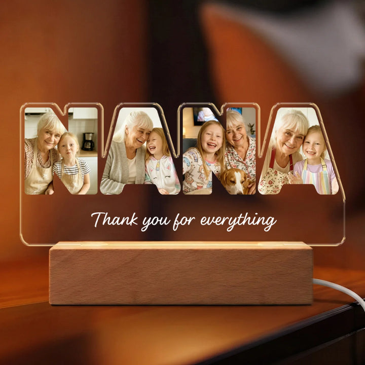 Personalized Night Light "NANA"