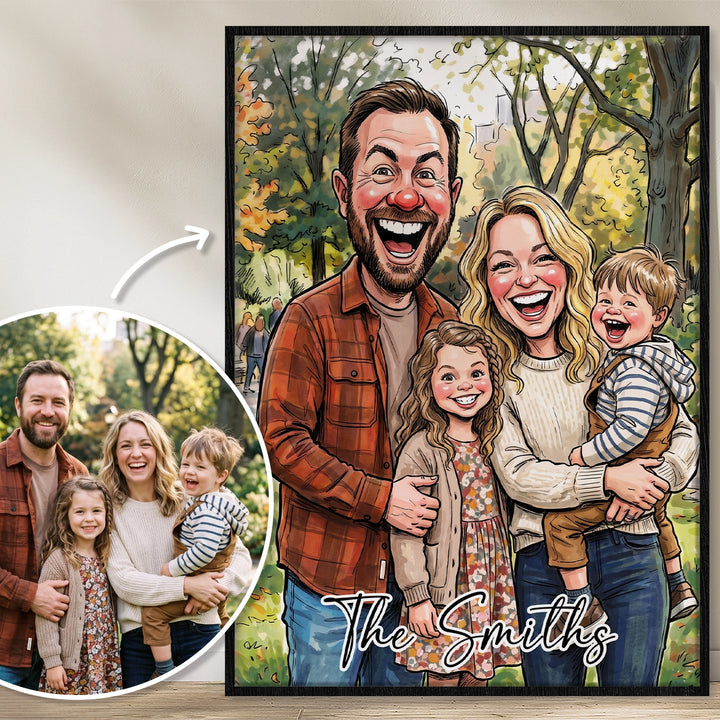 Personalized Poster "Sketch Family"