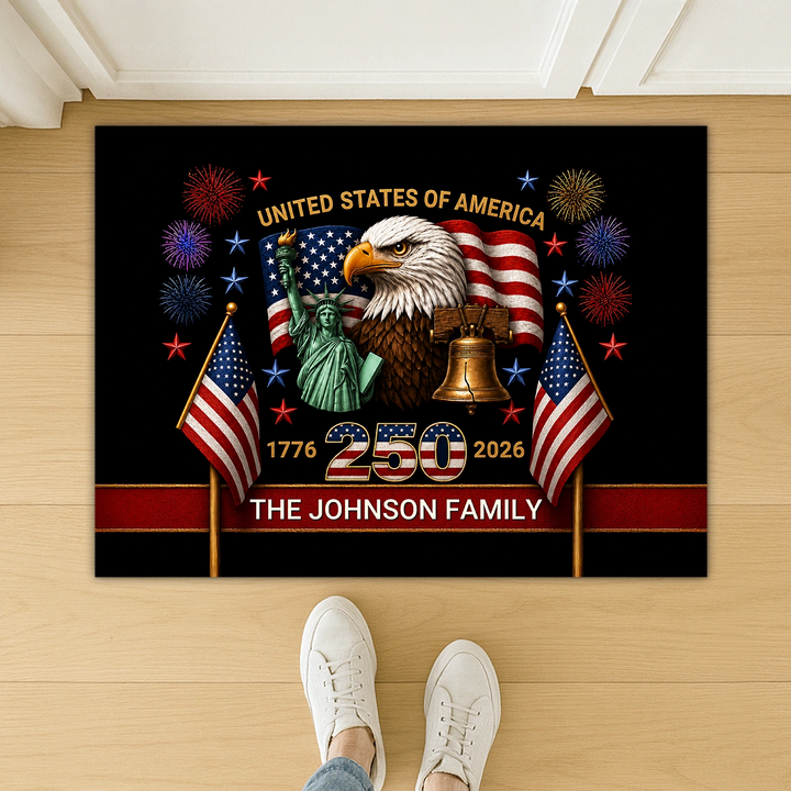 Personalized Doormat "250 Years"