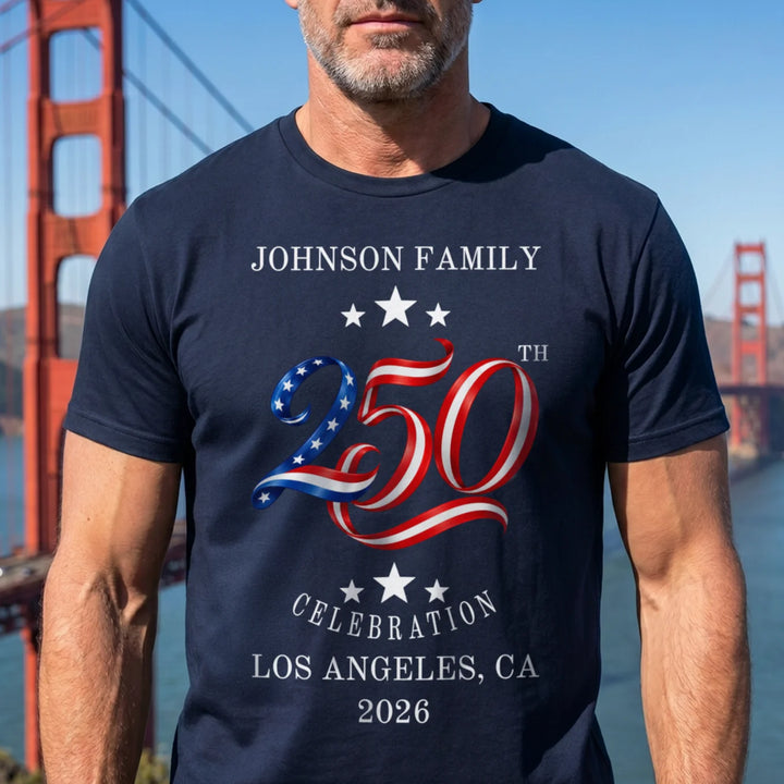 Personalized T-Shirt "250 Years Family"