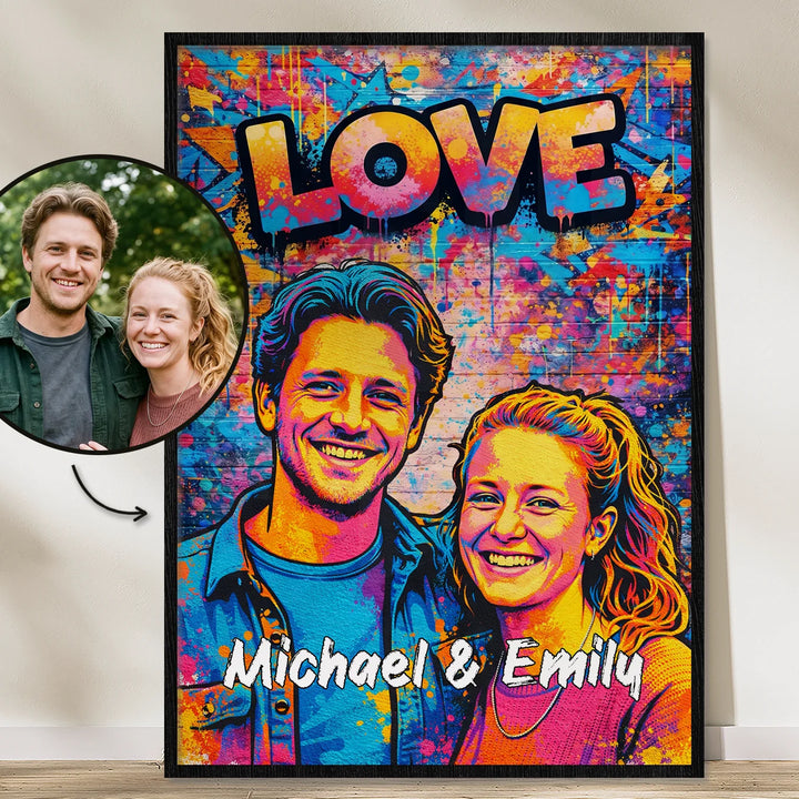 Personalized Poster "Street Art Love"