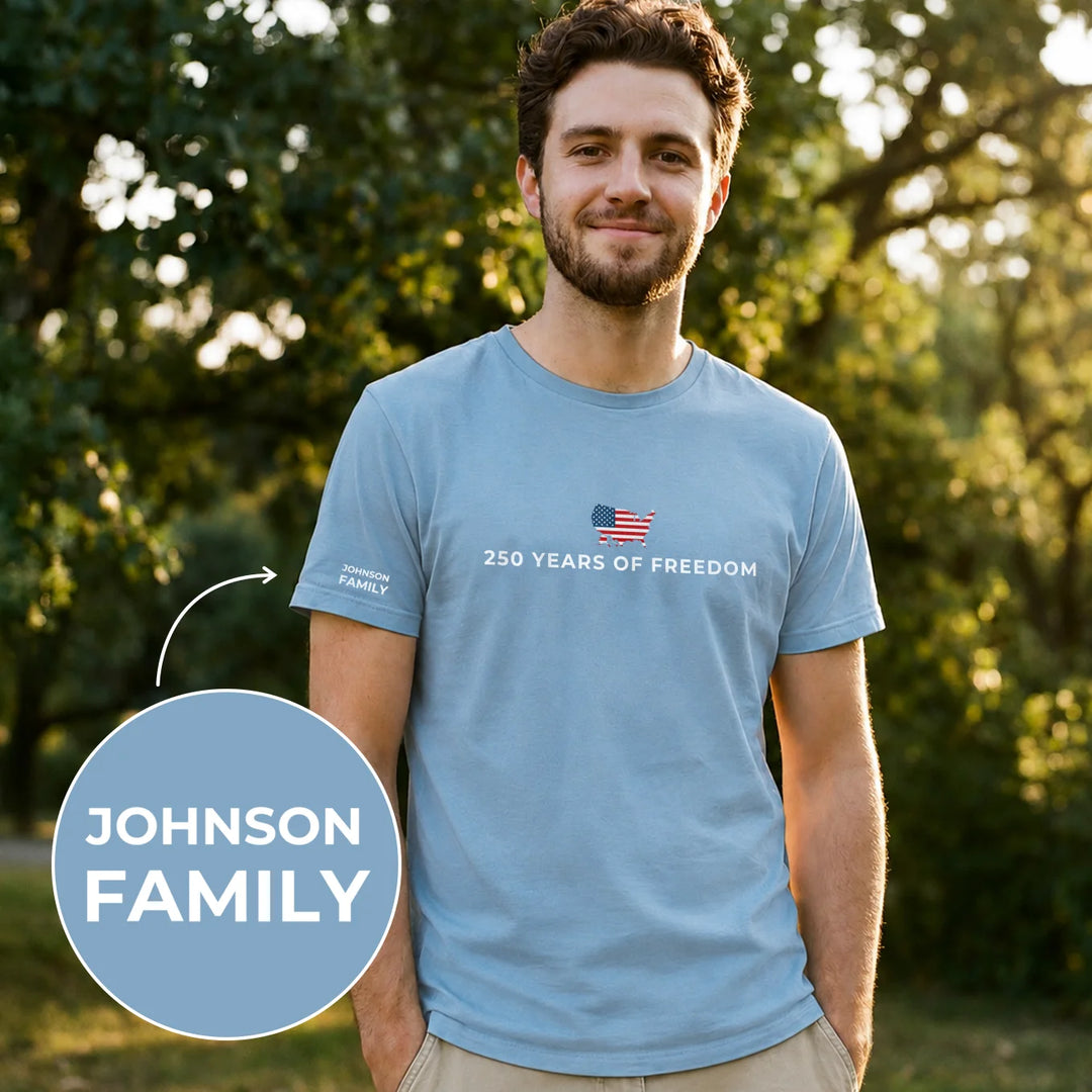 Personalized T-Shirt “250 Years of Freedom”