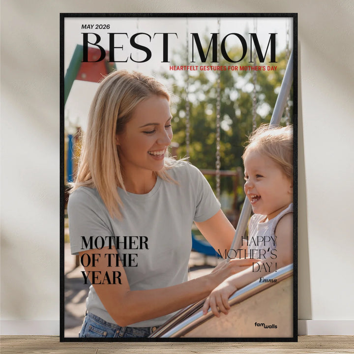 Personalized Poster Magazine "Best Mom"