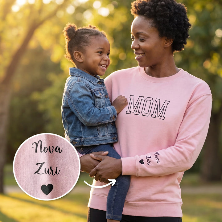 Personalized Sweater "Mama & Kids"