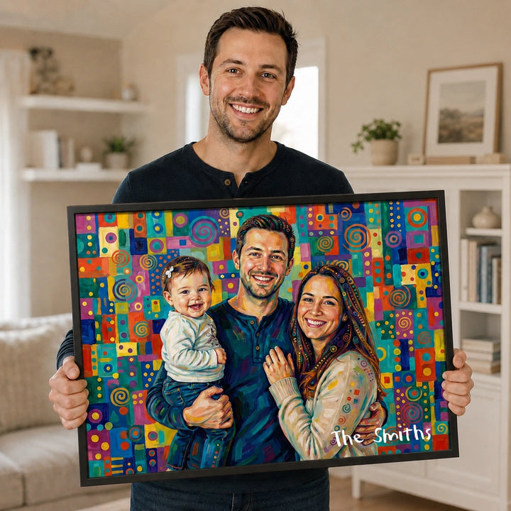 Personalized Family Poster "Pop Art"
