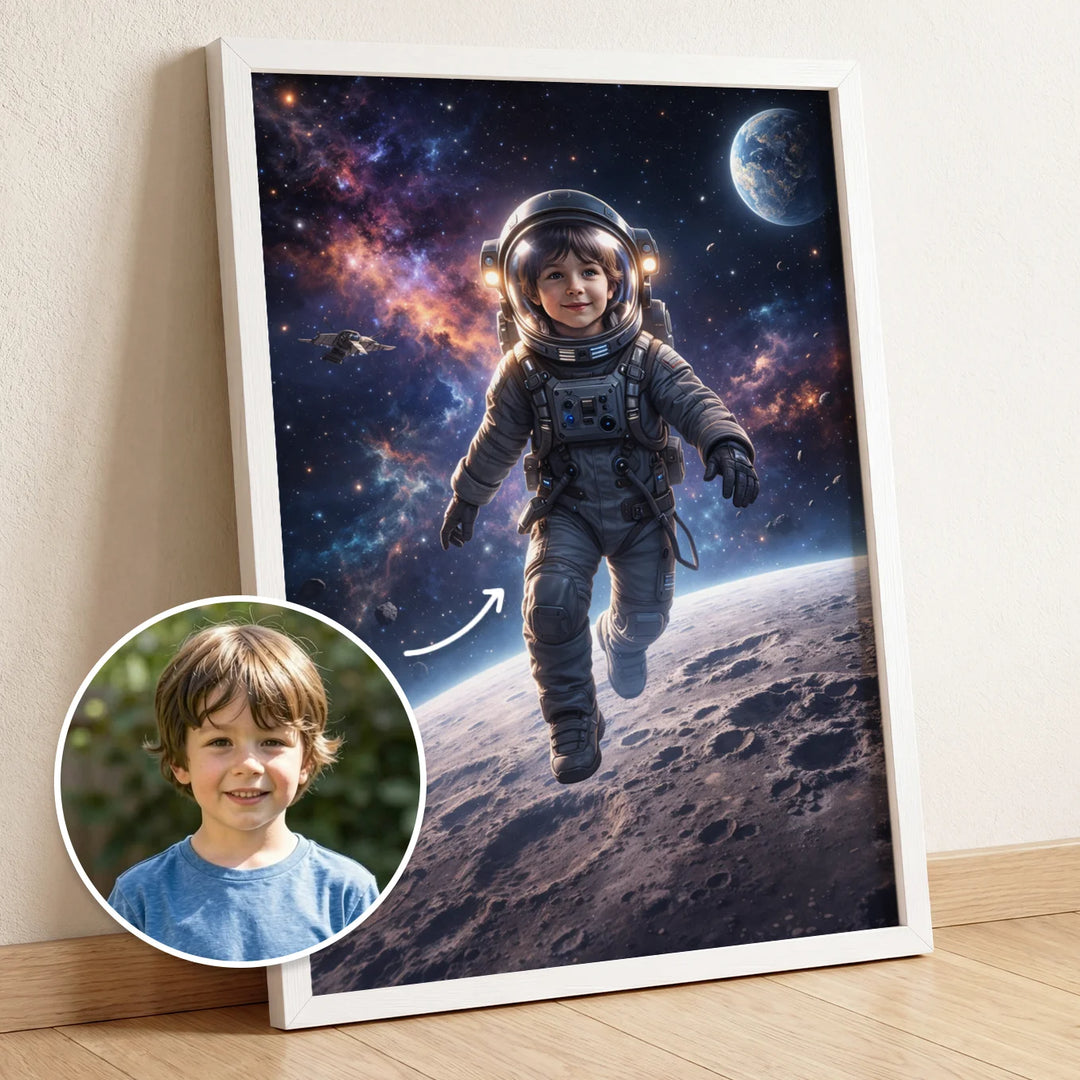 Personalized Kids Poster "Astronaut"