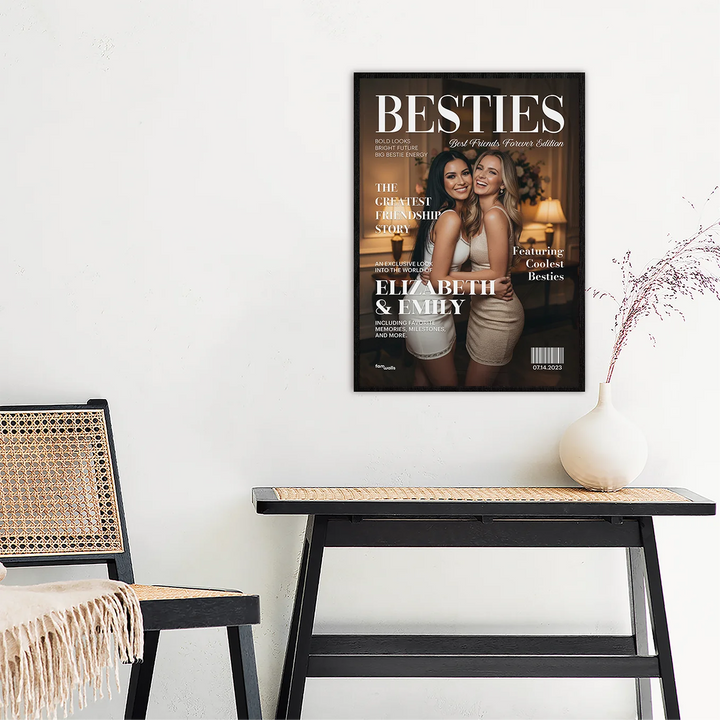 Personalized Poster "Besties Magazine"