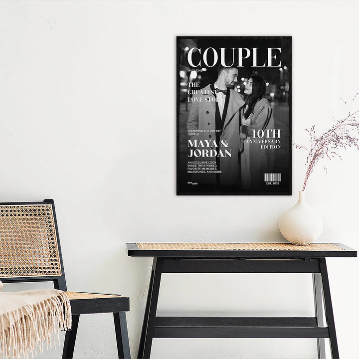 Personalized Poster "Couple Magazine"