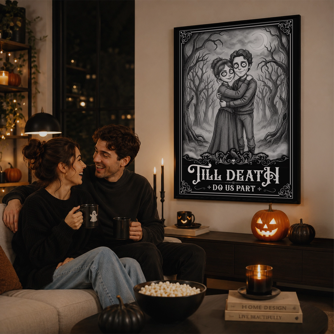 Personalized Poster "Halloween Couple"