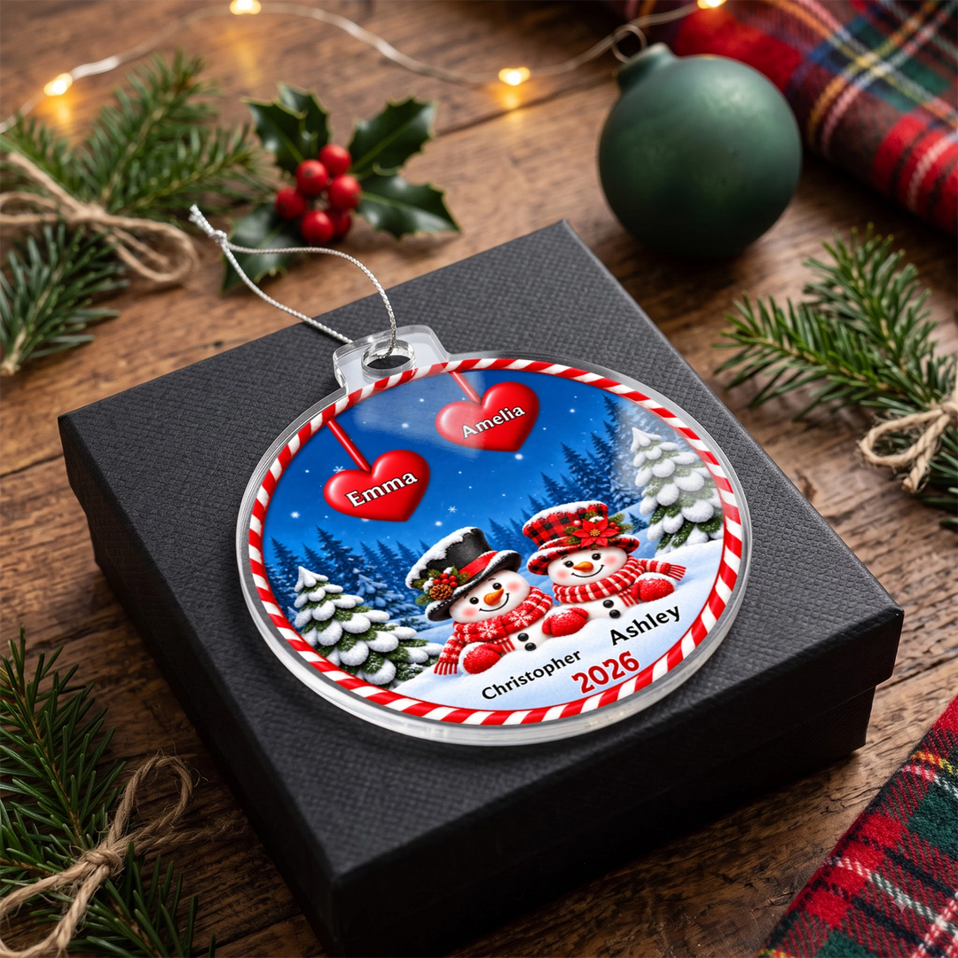 Personalized Christmas Ornament "Snowman"