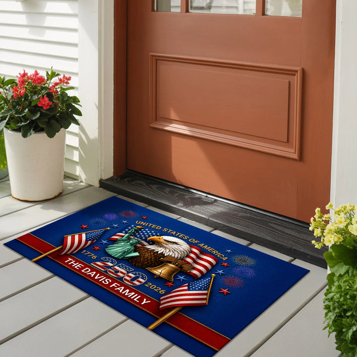 Personalized Doormat "250 Years"
