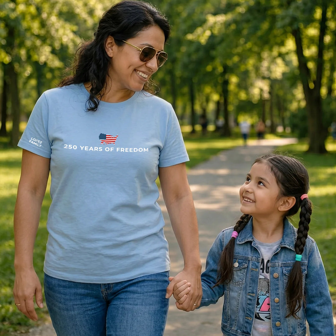 Personalized T-Shirt “250 Years of Freedom”