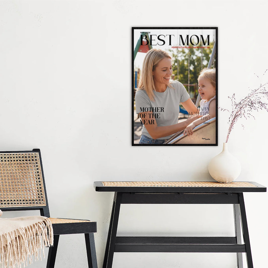 Personalized Poster Magazine "Best Mom"