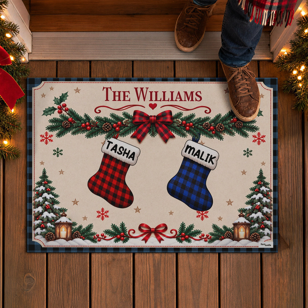 Personalized Doormat "Christmas Together"