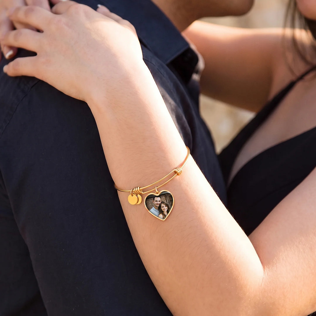 Personalized Bracelet "Photo Heart"