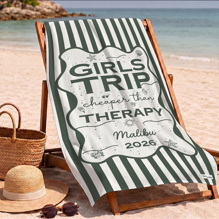 Personalized Bath Towel “Besties Trip”
