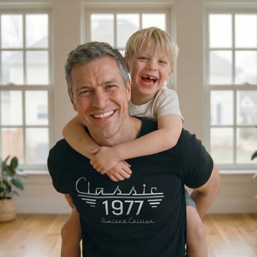Personalized T-Shirt "Retro Birth Year"
