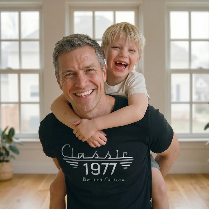 Personalized T-Shirt "Retro Birth Year"