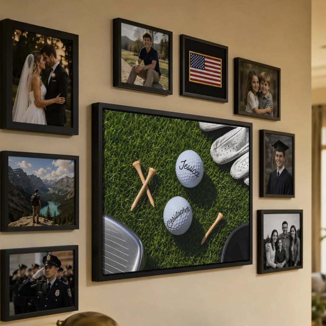 Personalized Canvas "Golf Course"