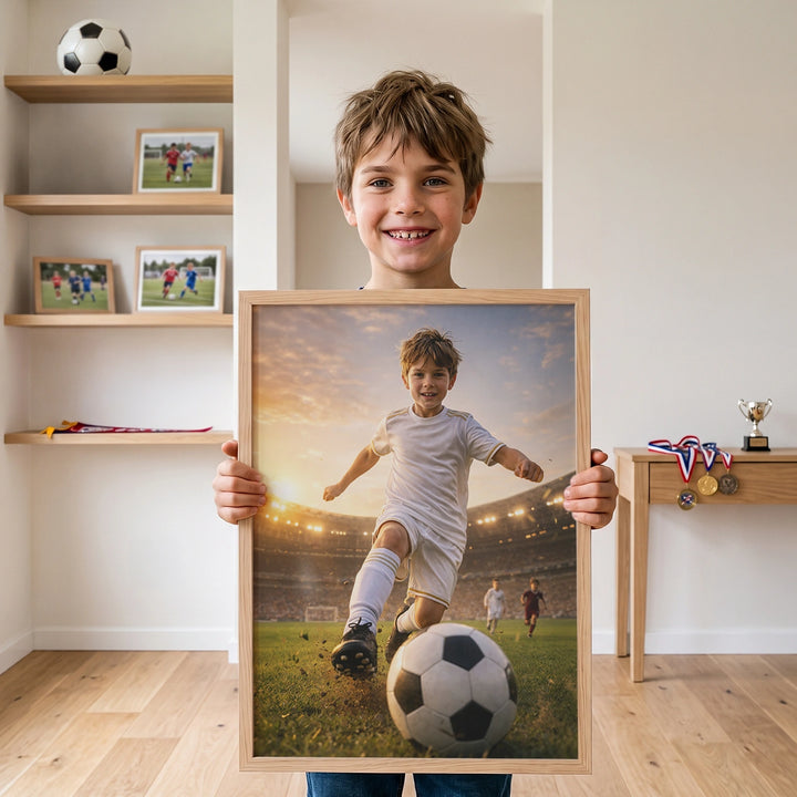 Personalized Poster "Football Boy"
