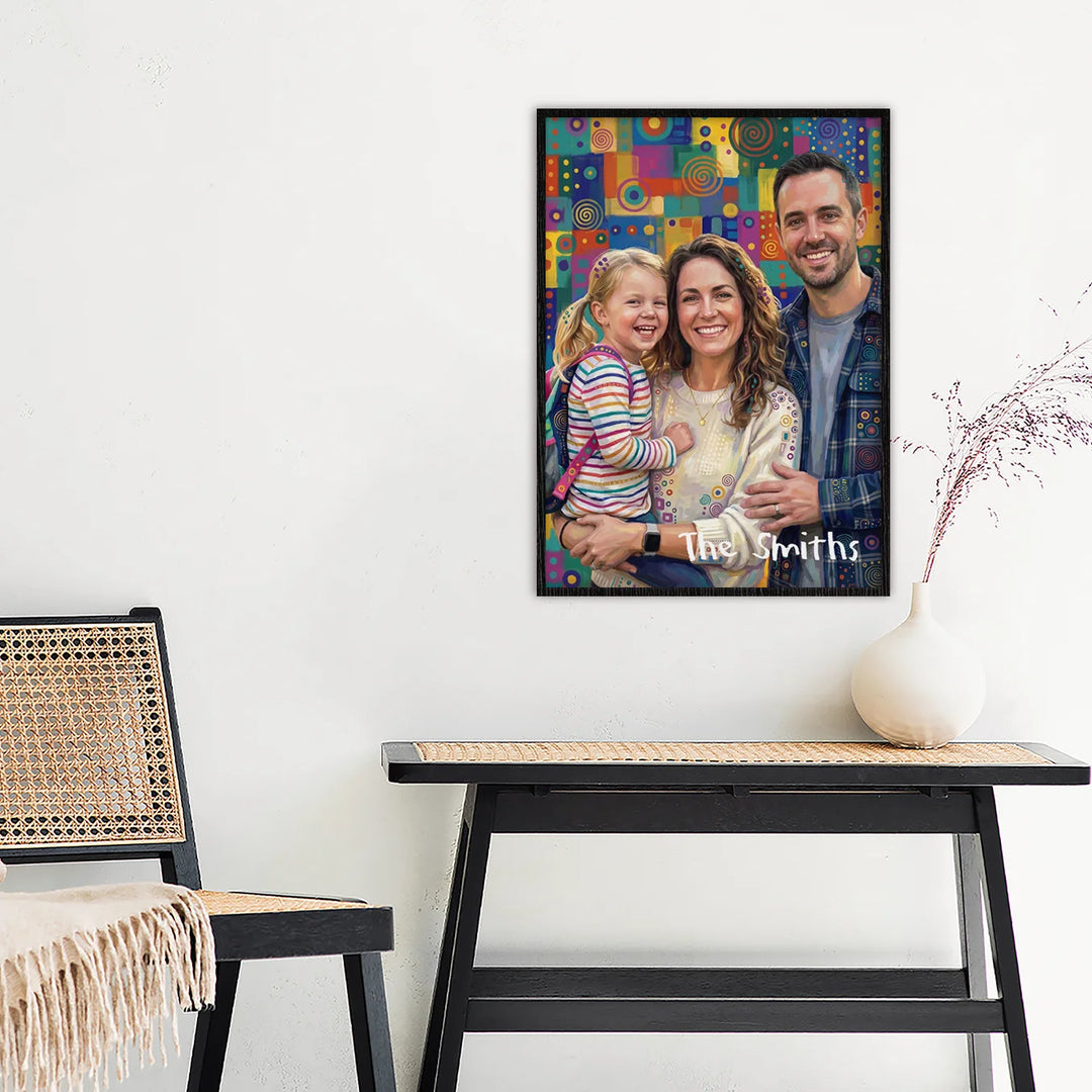 Personalized Family Poster "Pop Art"