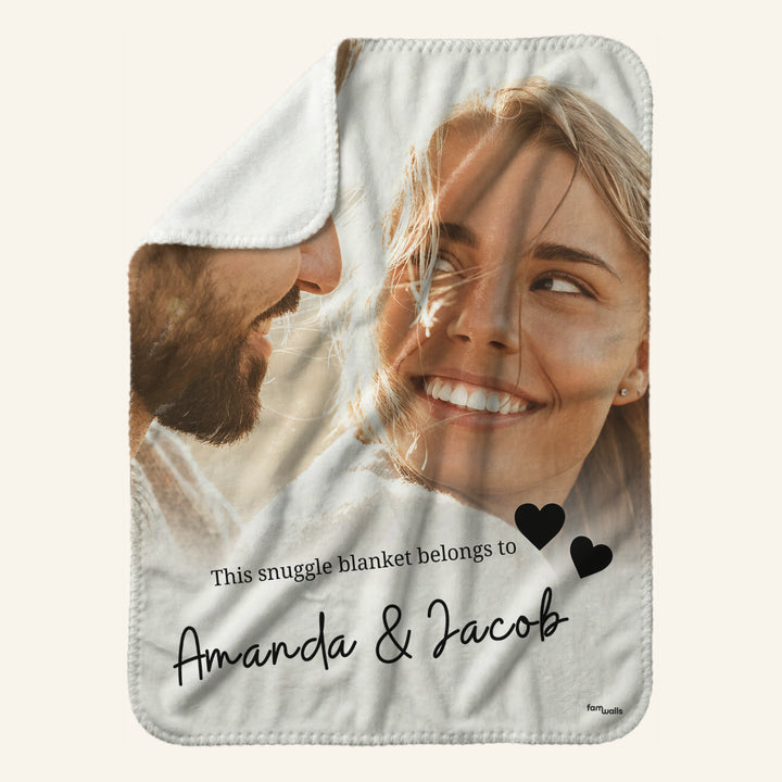 Personalized Blanket "Your Photo & Text"