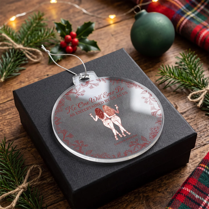 Personalized Christmas Tree Ornament "Best Entertainment"