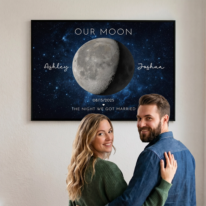 Personalized Poster "Our Moon"