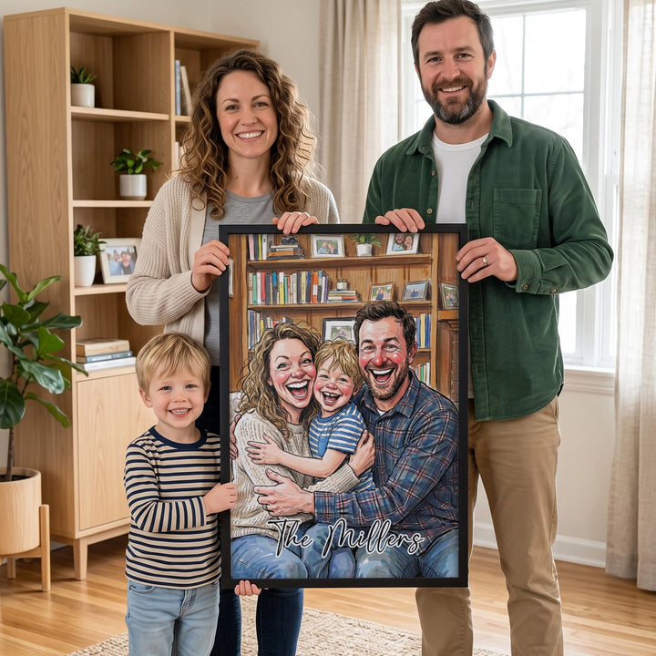 Personalized Poster "Sketch Family"
