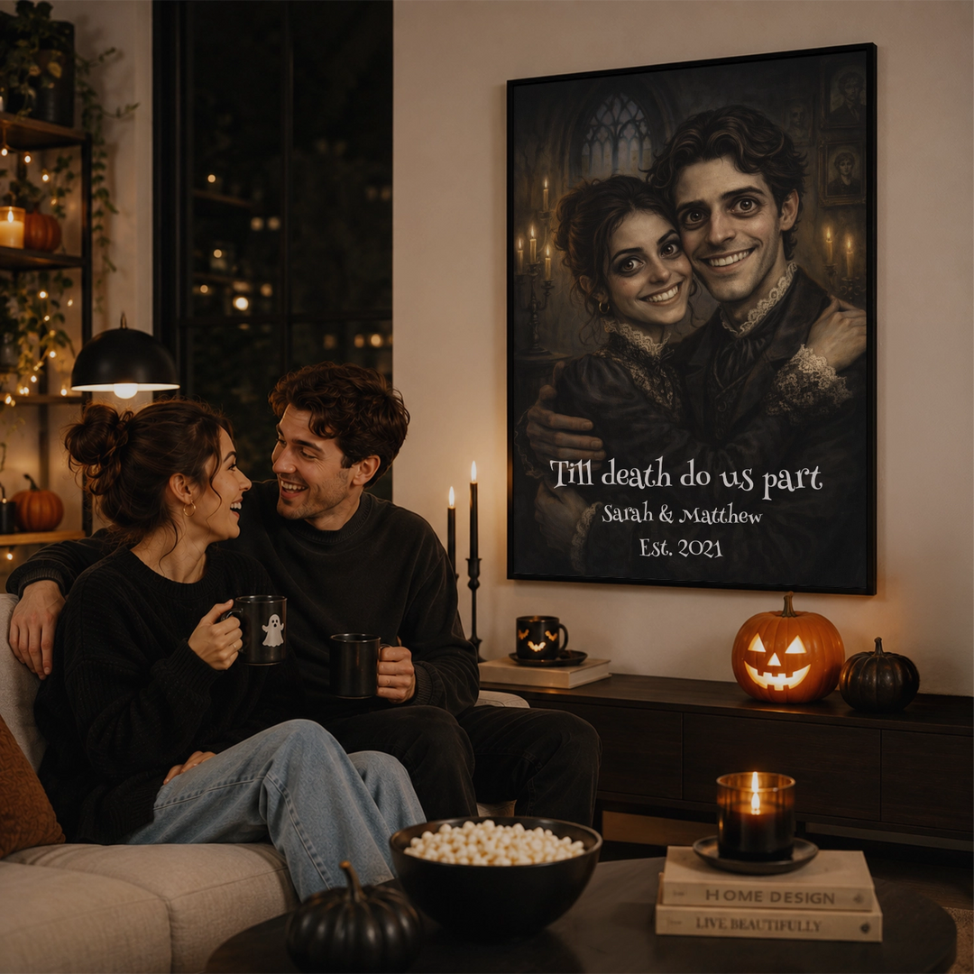 Personalized Poster "Spooky Couple"