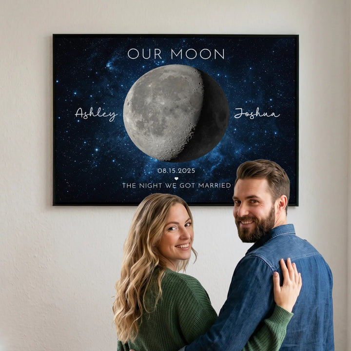 Personalized Poster "Our Moon"