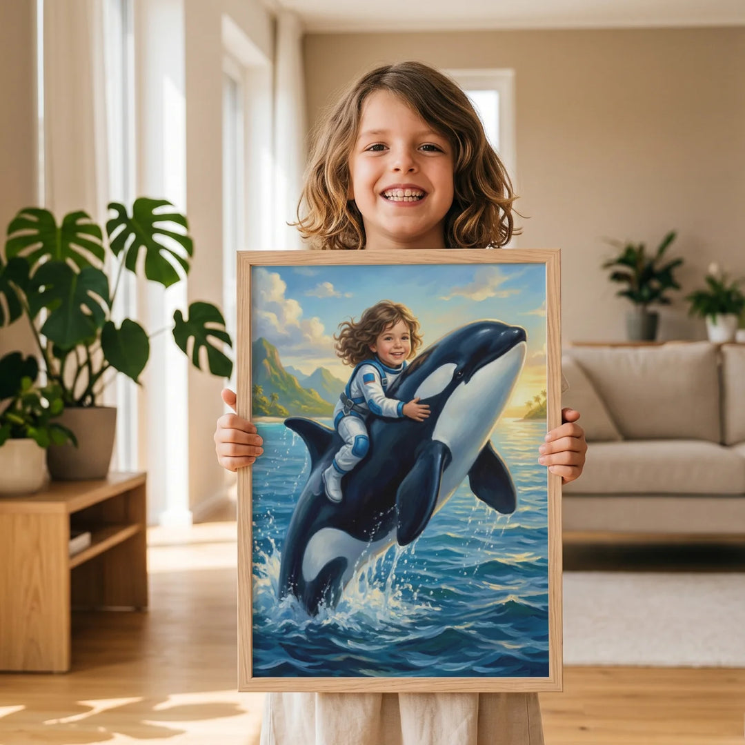 Personalized Kids Poster "Orca"