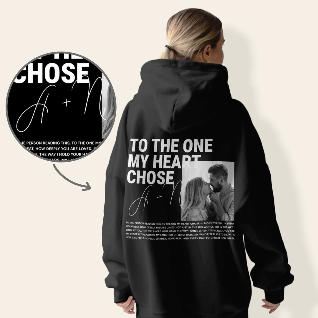Personalized Hoodie "Heart Chosen"